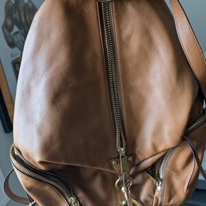 Rebecca Minkoff Tan Leather Backpack